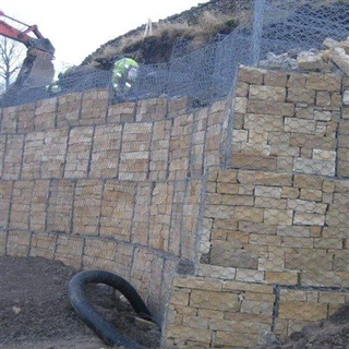 التراب شبكة الجدار الاستنادي